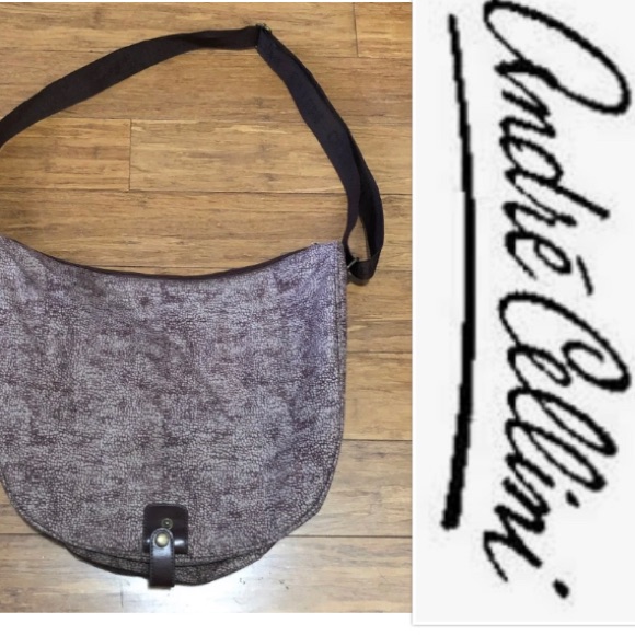 Andre Cellini Brown Printed Cross Body Bag Andre Cellini Brown Printed Cross Body Bag